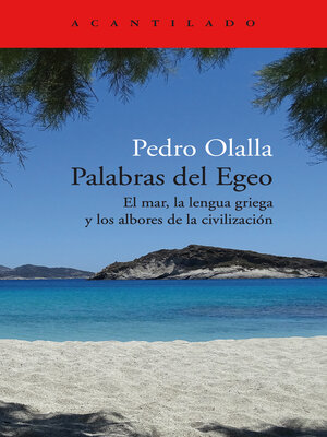cover image of Palabras del Egeo